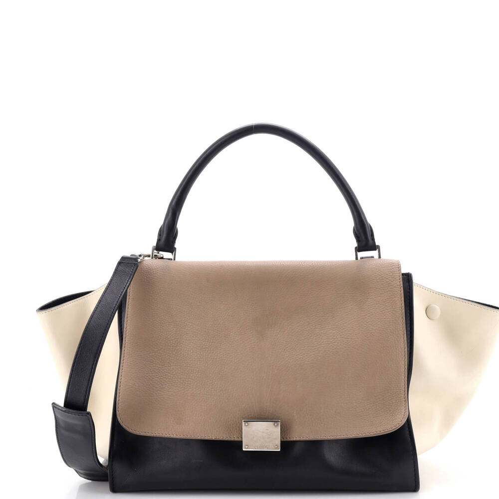 Celine Tricolor Trapeze Bag Leather #260674C66B